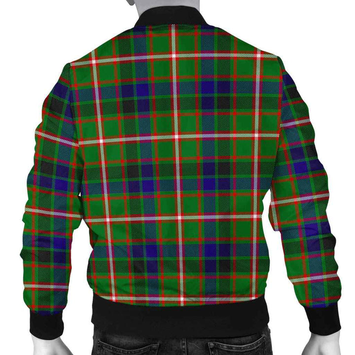 Scottish Reid Green Clan Tartan Bomber Jacket Tartan Plaid 3