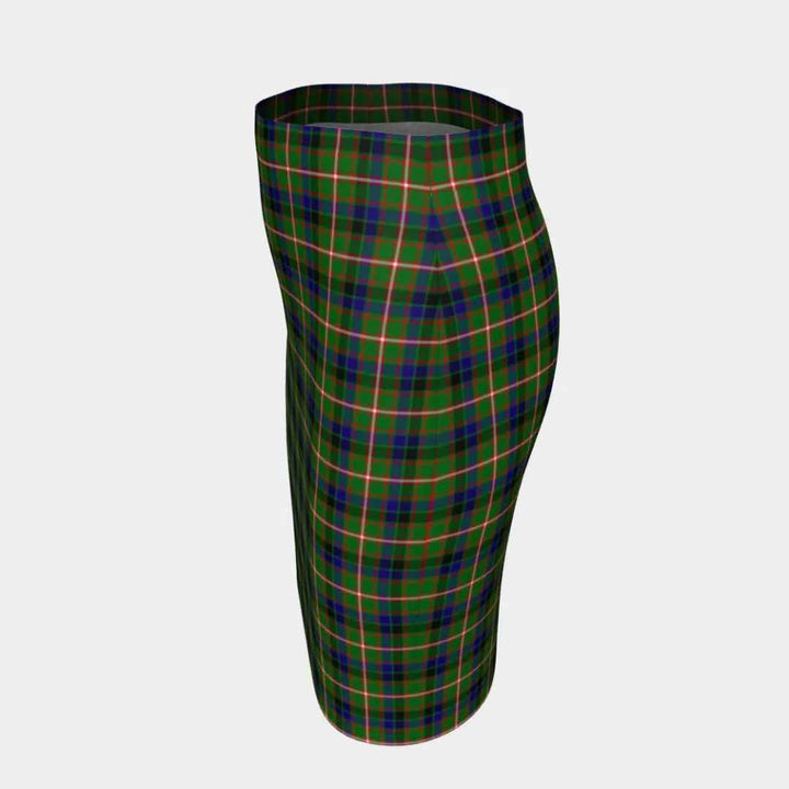 Scottish Reid Green Clan Tartan Fitted Skirt Tartan Plaid 2