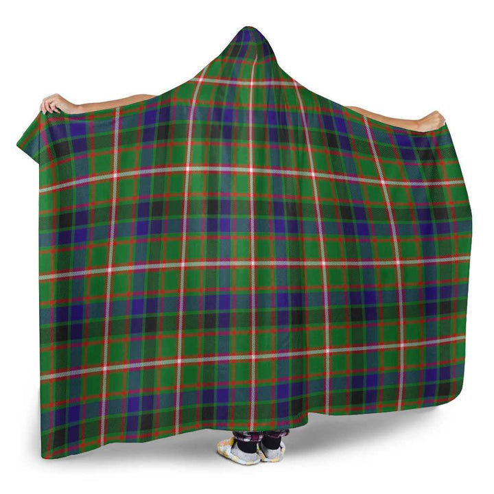 Scottish Reid Green Clan Tartan Hooded Blanket Tartan Plaid 2