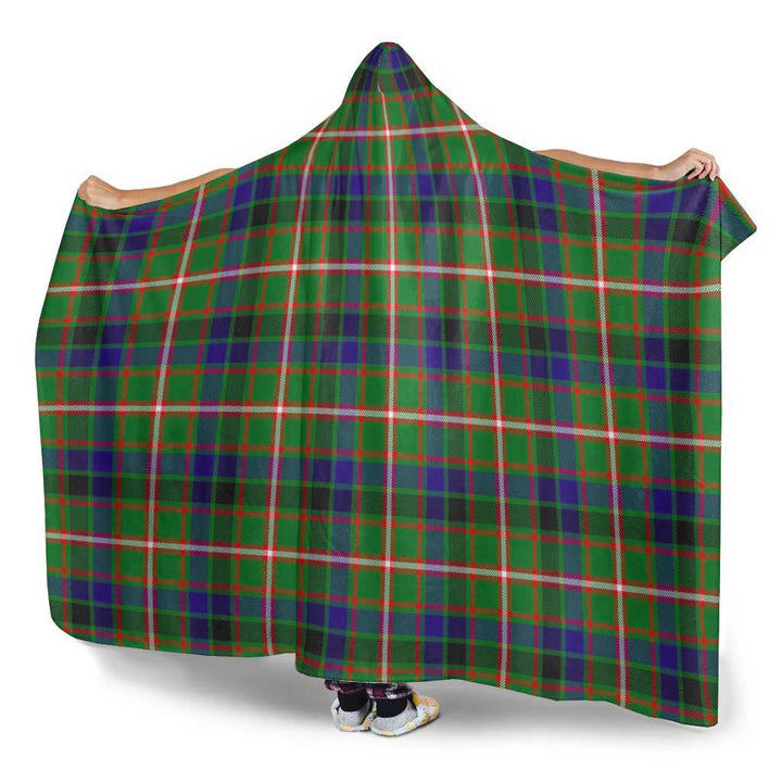 Scottish Reid Green Clan Tartan Hooded Blanket Tartan Plaid 3