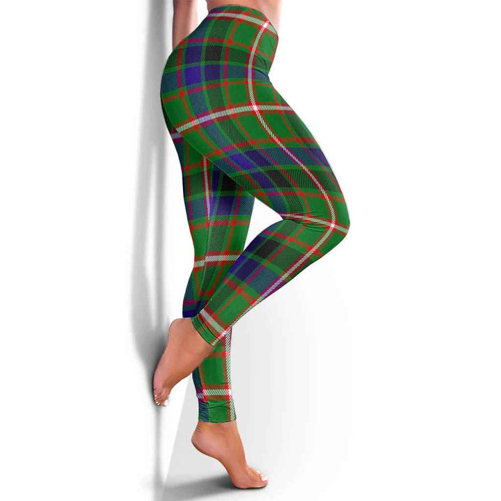 Scottish Reid Green Clan Tartan Women Leggings Tartan Plaid 4