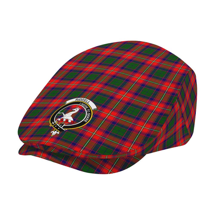 Scottish Riddell Clan Crest Tartan Flat Cap Tartan Plaid 2