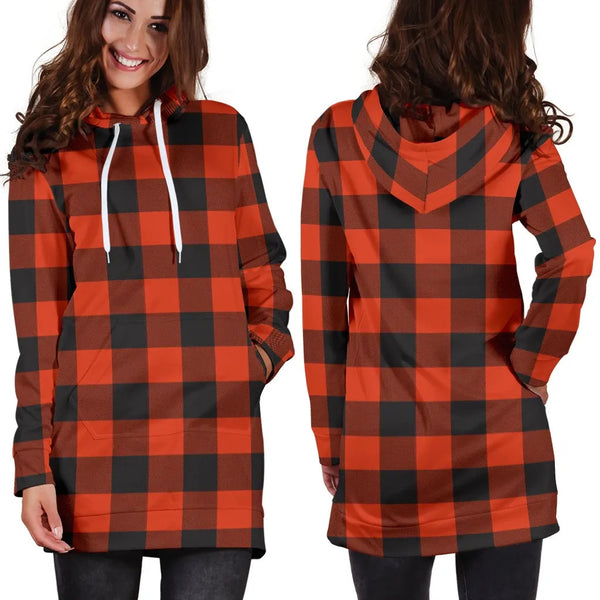 Scottish Rob Roy MacGregor Ancient Clan Tartan Hoodie Dress