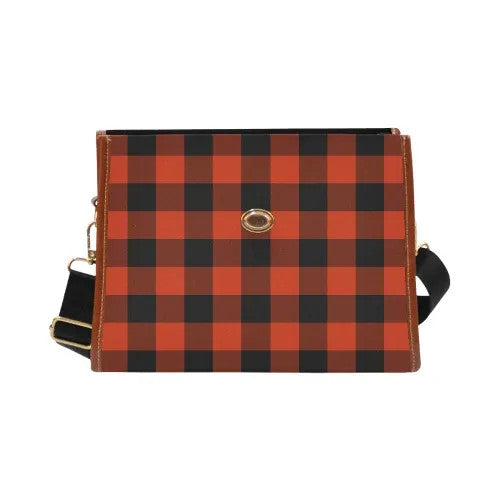 Scottish Rob Roy MacGregor Ancient Clan Tartan Waterproof Canvas Bag Tartan Plaid 1