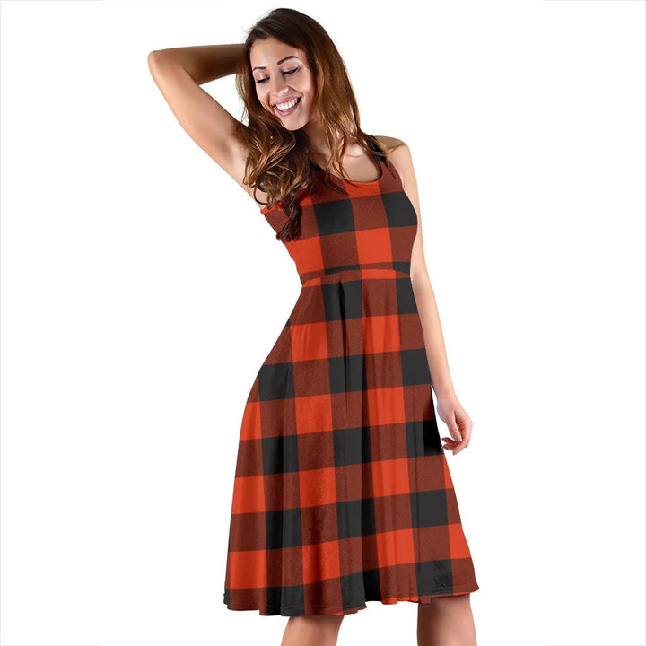 Scottish Rob Roy MacGregor Modern Clan Tartan Women Midi Dress