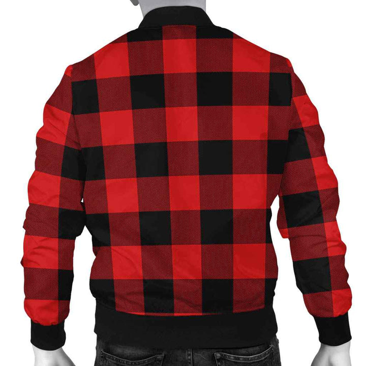 Scottish Rob Roy MacGregor Modern Clan Tartan Bomber Jacket Tartan Plaid 3
