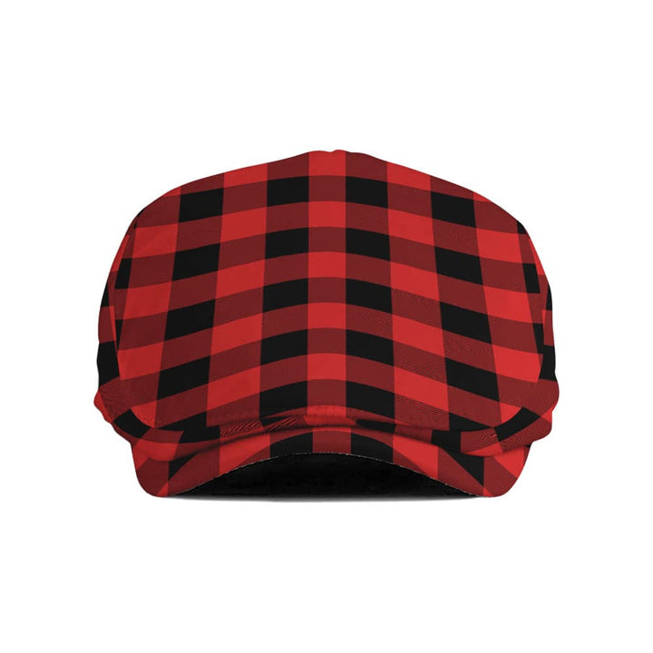 Scottish Rob Roy MacGregor Modern Clan Tartan Flat Cap Tartan Plaid 1
