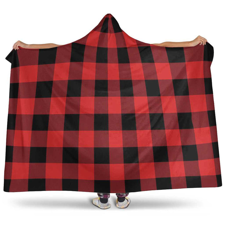 Scottish Rob Roy MacGregor Modern Clan Tartan Hooded Blanket Tartan Plaid 1