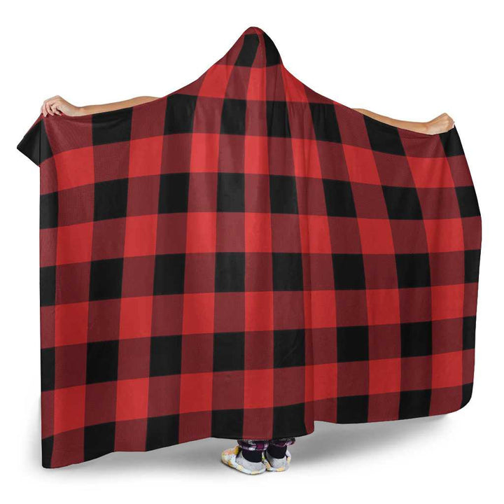 Scottish Rob Roy MacGregor Modern Clan Tartan Hooded Blanket Tartan Plaid 2