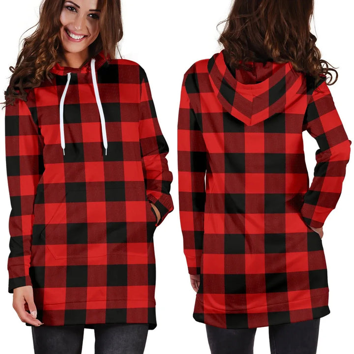 Scottish Rob Roy MacGregor Modern Clan Tartan Hoodie Dress
