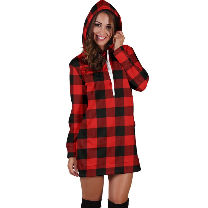 Scottish Rob Roy MacGregor Modern Clan Tartan Hoodie Dress