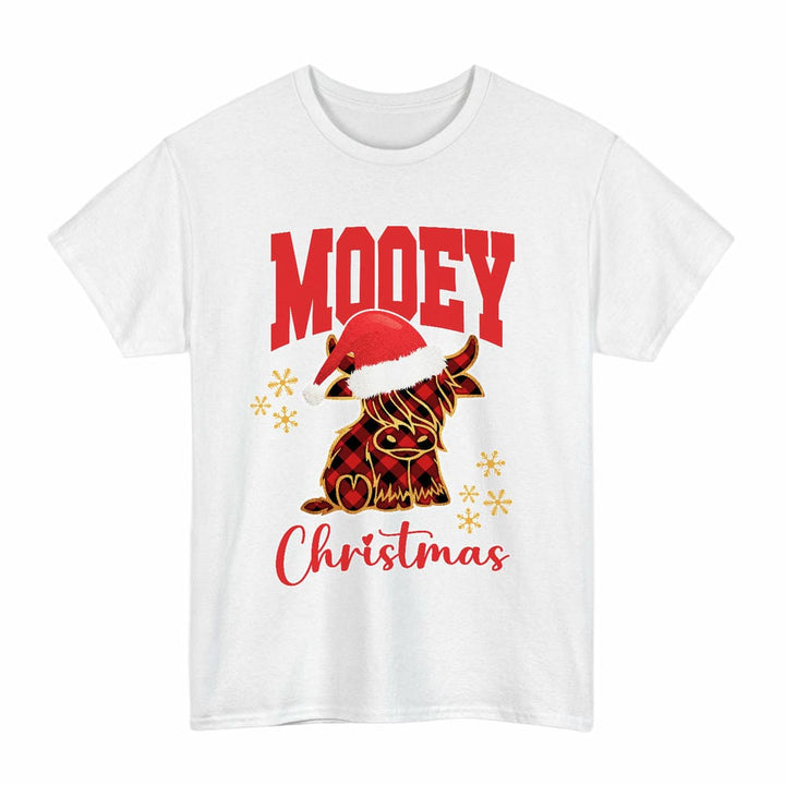 Scottish Rob Roy MacGregor Modern Clan Tartan T-Shirt - Mooey Christmas Tartan Plaid White Color