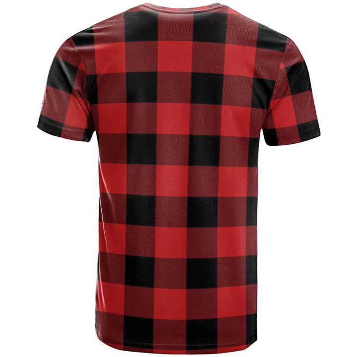 Scottish Rob Roy MacGregor Modern Clan Tartan T-Shirt Back Side Tartan Plaid