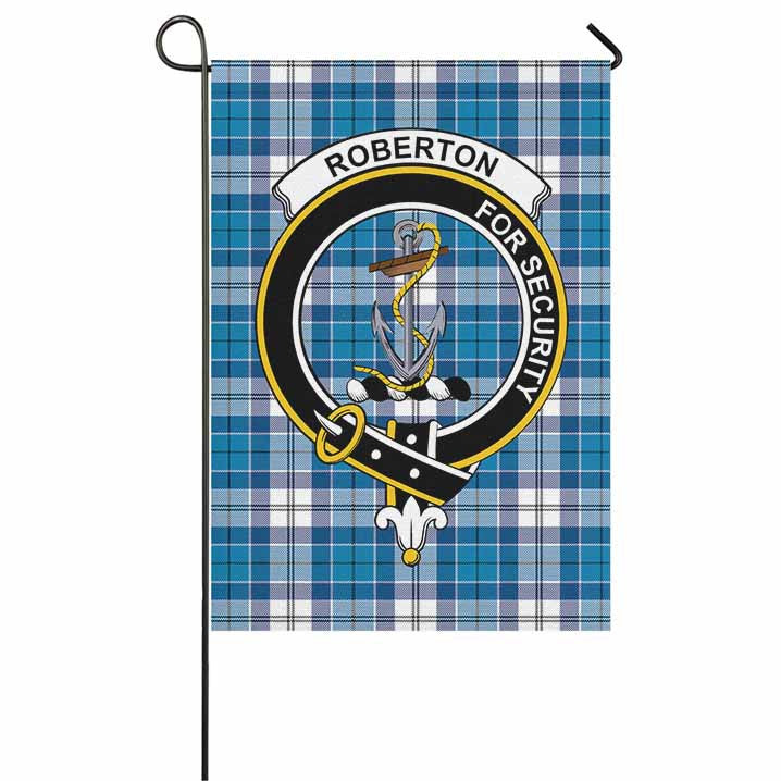 Scottish Roberton Clan Crest Tartan Garden Flag Tartan Plaid 1