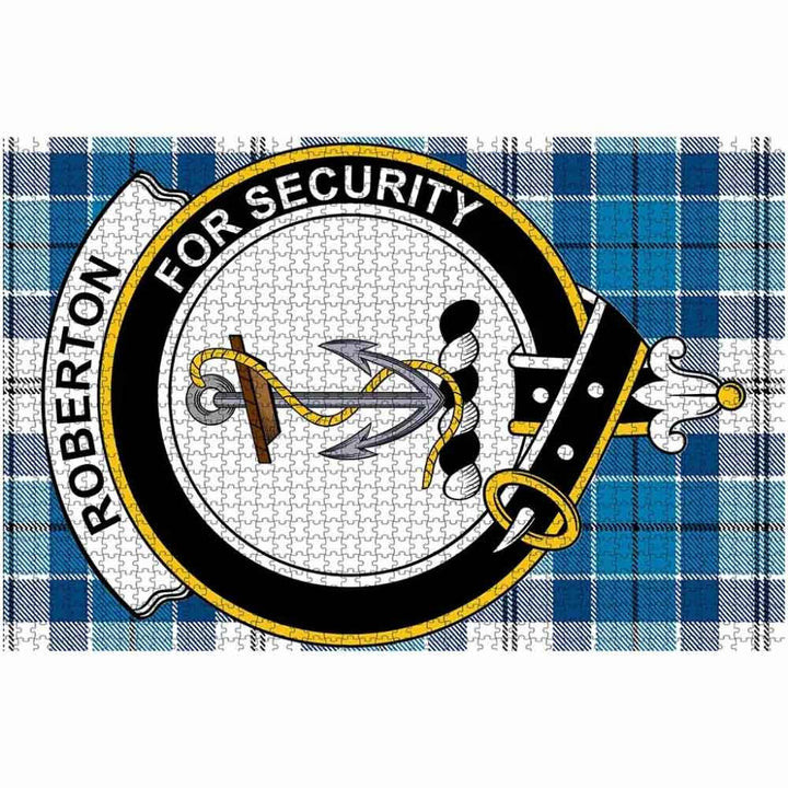 Scottish Roberton Clan Crest Tartan Jigsaw Puzzle 2