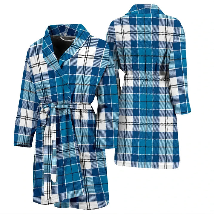 Scottish Roberton Clan Tartan Bathrobe 3