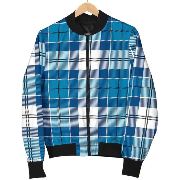 Scottish Roberton Clan Tartan Bomber Jacket Tartan Plaid 1