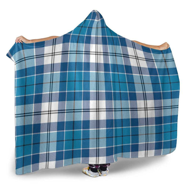 Scottish Roberton Clan Tartan Hooded Blanket Tartan Plaid 2