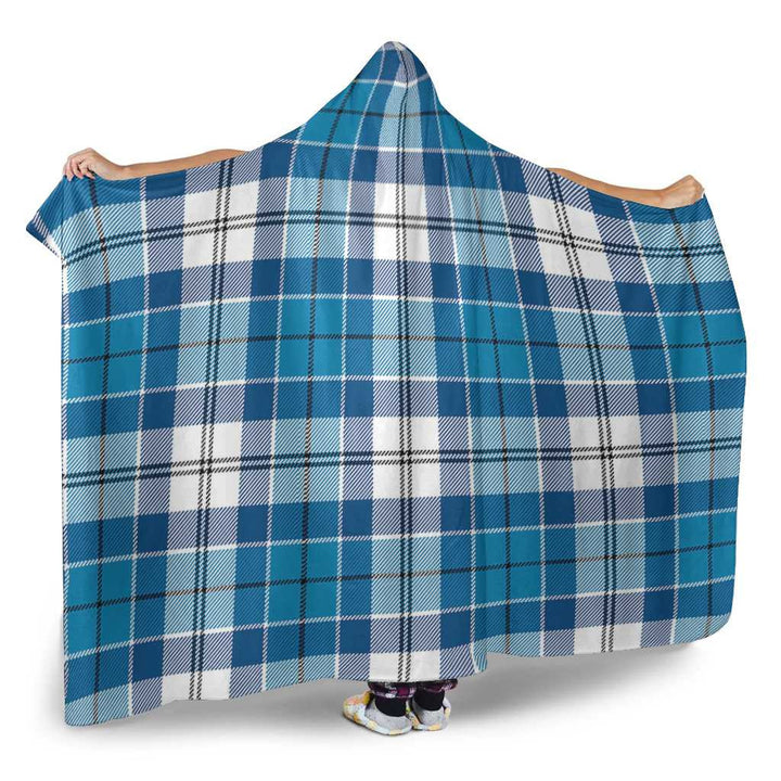 Scottish Roberton Clan Tartan Hooded Blanket Tartan Plaid 2