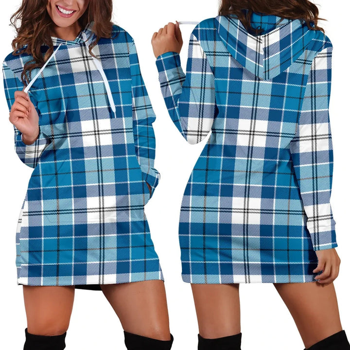 Scottish Roberton Clan Tartan Hoodie Dress