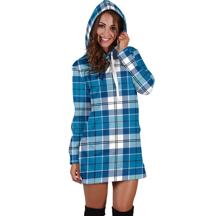 Scottish Roberton Clan Tartan Hoodie Dress