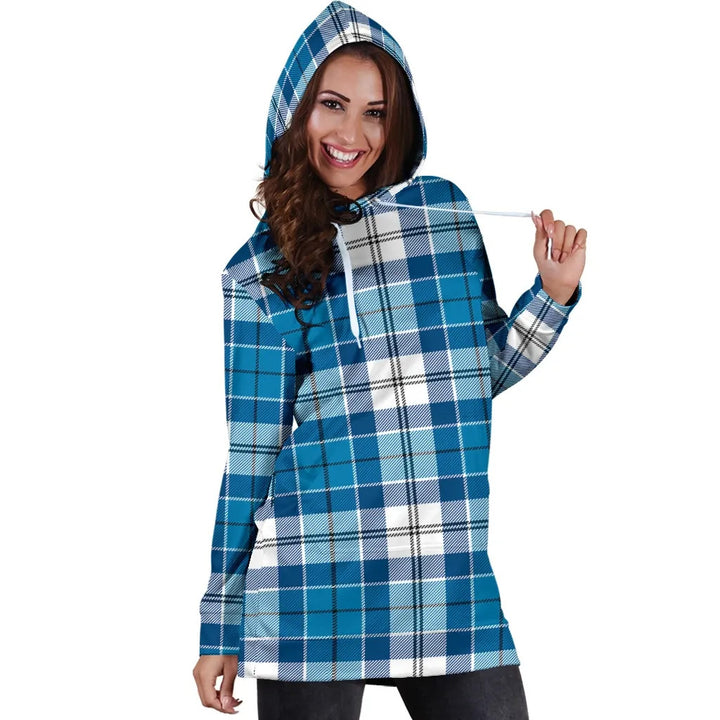 Scottish Roberton Clan Tartan Hoodie Dress