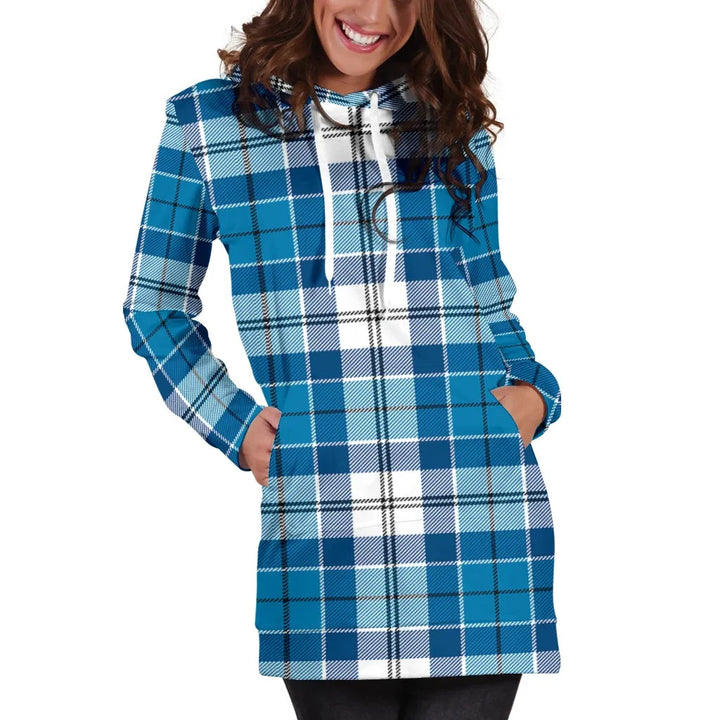 Scottish Roberton Clan Tartan Hoodie Dress