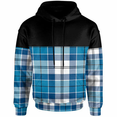Scottish Roberton Clan Tartan Hoodie - Horizontal Style Front Side Tartan Plaid