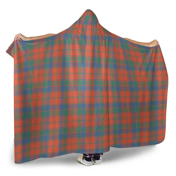 Scottish Robertson Ancient Clan Tartan Hooded Blanket Tartan Plaid 2