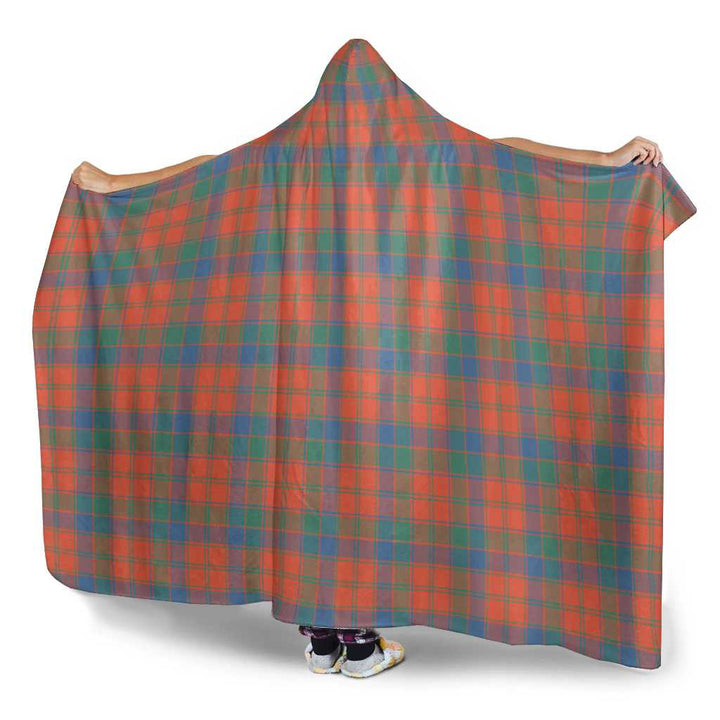Scottish Robertson Ancient Clan Tartan Hooded Blanket Tartan Plaid 3