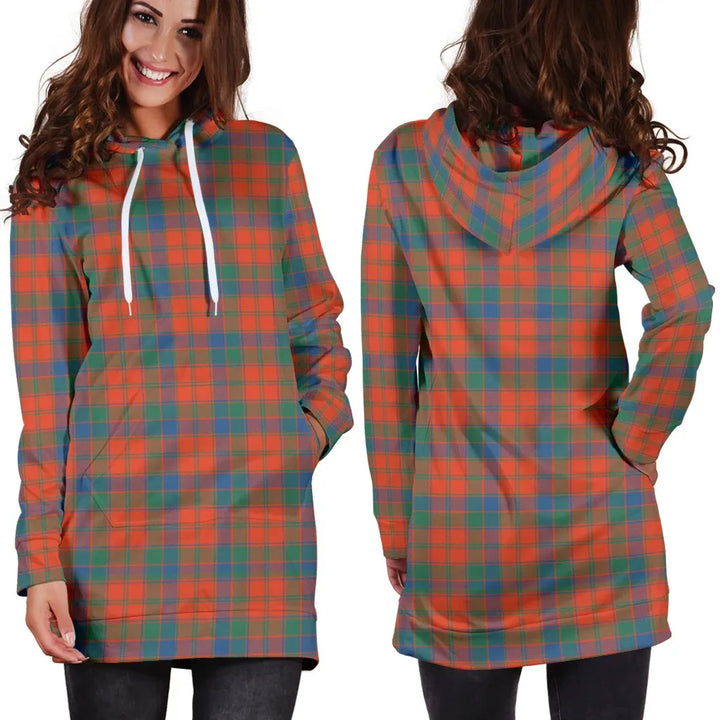 Scottish Robertson Ancient Clan Tartan Hoodie Dress