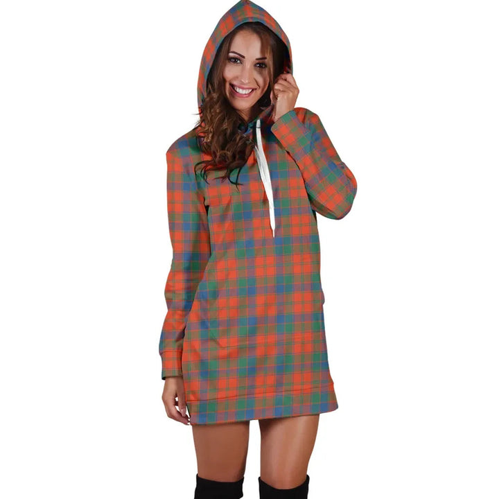 Scottish Robertson Ancient Clan Tartan Hoodie Dress