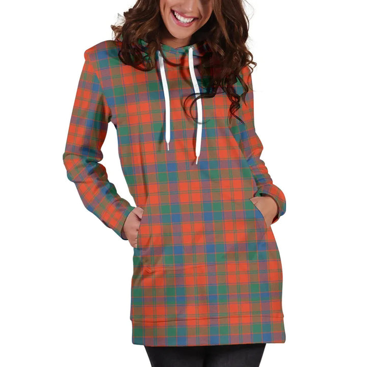 Scottish Robertson Ancient Clan Tartan Hoodie Dress