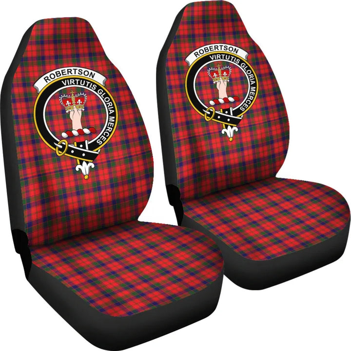 Scottish Robertson Clan Crest Tartan Car Seat Covers 4