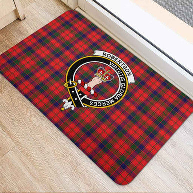 Scottish Robertson Clan Crest Tartan Door Mat Tartan Plaid 2