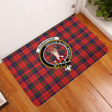 Scottish Robertson Clan Crest Tartan Door Mat Tartan Plaid 3