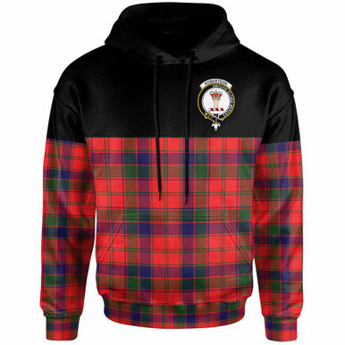 Scottish Robertson Clan Crest Tartan Hoodie - Horizontal Style Front Side Tartan Plaid