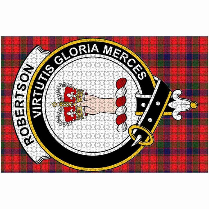Scottish Robertson Clan Crest Tartan Jigsaw Puzzle 2