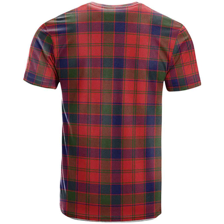 Scottish Robertson Clan Crest Tartan T-Shirt Back Side Tartan Plaid