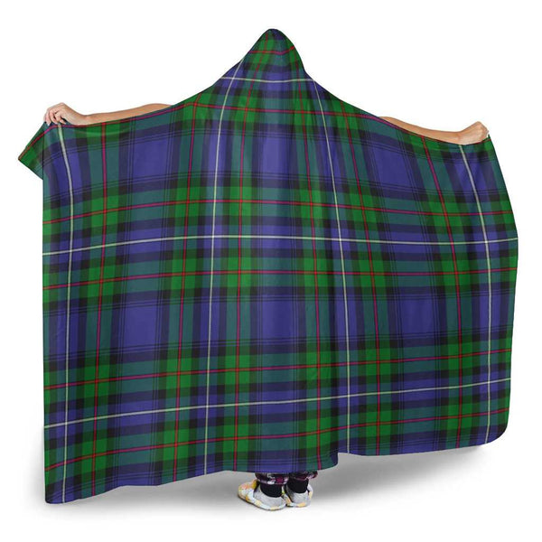 Scottish Robertson Hunting Modern Clan Tartan Hooded Blanket Tartan Plaid 2