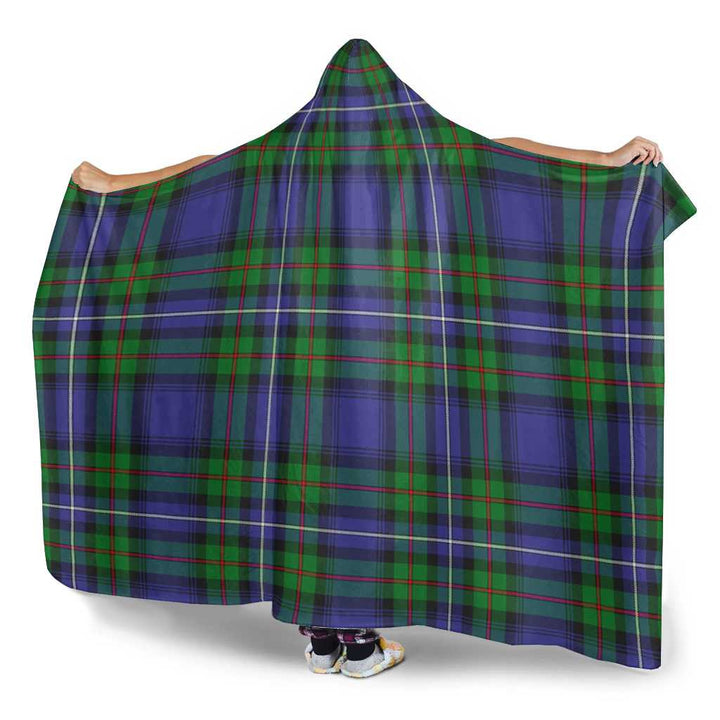 Scottish Robertson Hunting Modern Clan Tartan Hooded Blanket Tartan Plaid 3