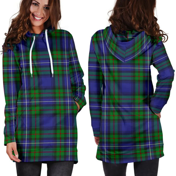 Scottish Robertson Hunting Modern Clan Tartan Hoodie Dress