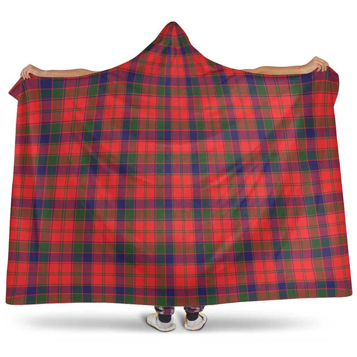Scottish Robertson Modern Clan Tartan Hooded Blanket Tartan Plaid 1