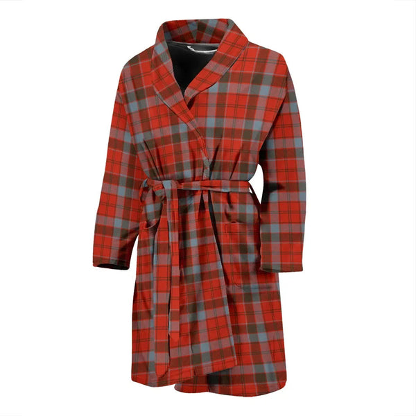 Scottish Robertson Weathered Clan Tartan Bathrobe 2