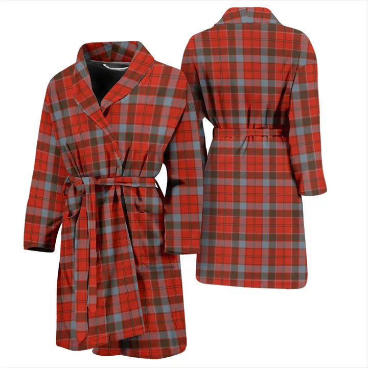 Scottish Robertson Weathered Clan Tartan Bathrobe 3