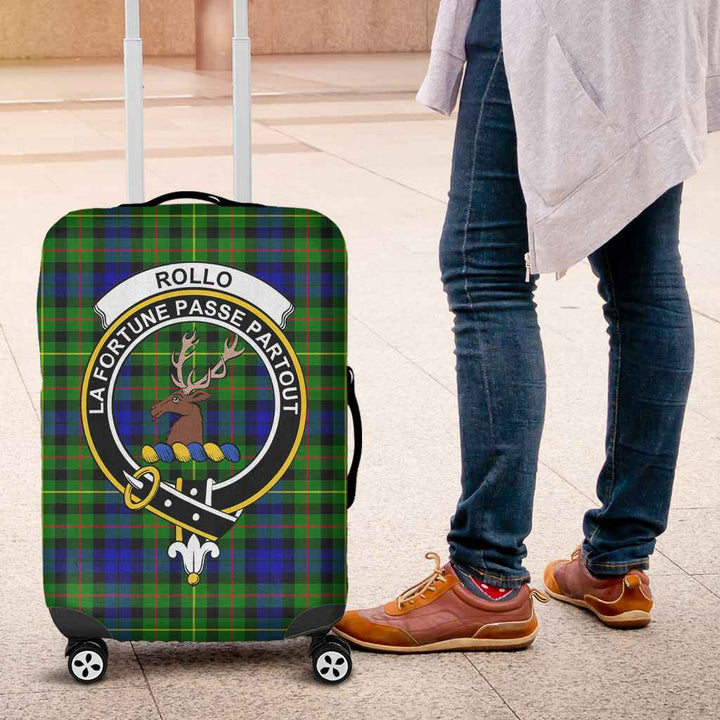 Scottish Rollo Clan Crest Tartan Luggage Cover Tartan Plaid 4