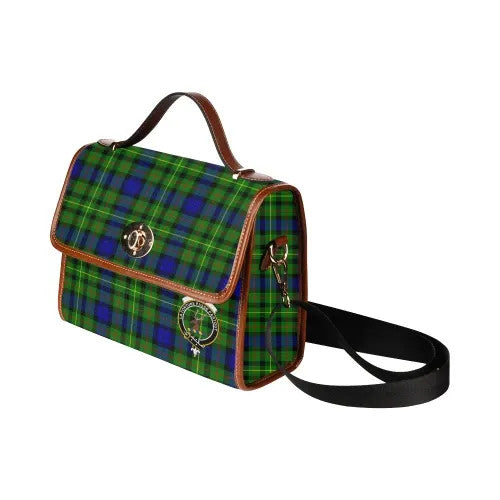 Scottish Rollo Clan Crest Tartan Waterproof Canvas Bag Tartan Plaid 4