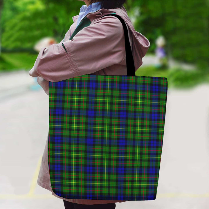 Scottish Rollo Modern Clan Tartan Canvas Bag With Shoulder Strap Tartan Plaid 2