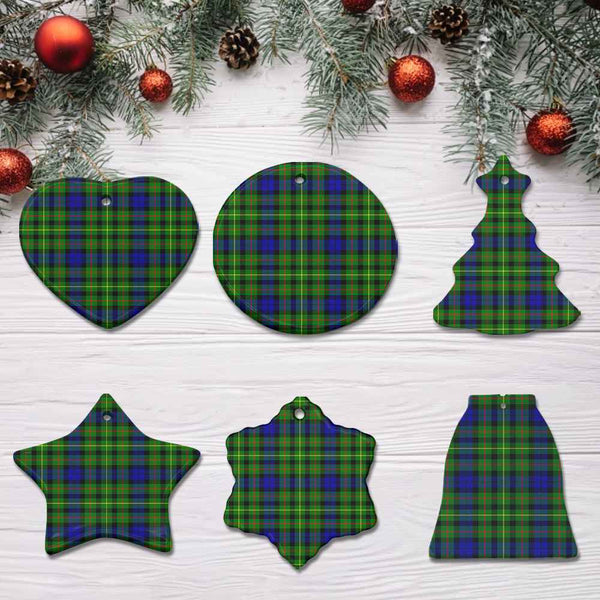 Scottish Rollo Modern Clan Tartan Ceramic Ornament All Tartan Plaid