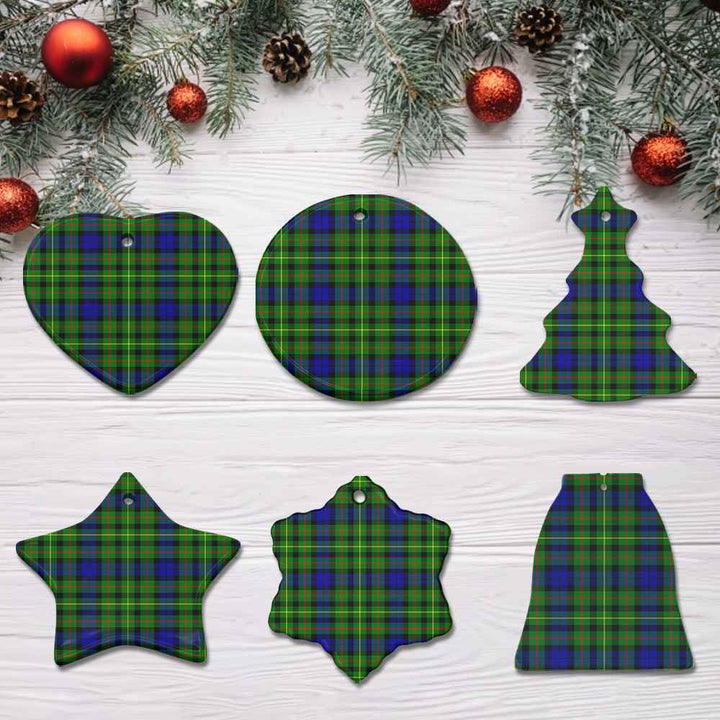 Scottish Rollo Modern Clan Tartan Ceramic Ornament All Tartan Plaid